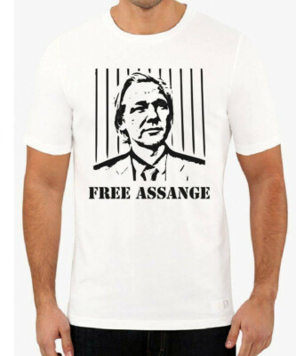 FREE JULIAN ASSANGE OR YOU WILL PAY!! ANONYMOUS T shirt Hacker WTF!!! WIKILEAKS