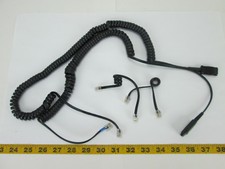 Lot of 4 Plantronics Cord Plugs Telephone Office School Home Business T