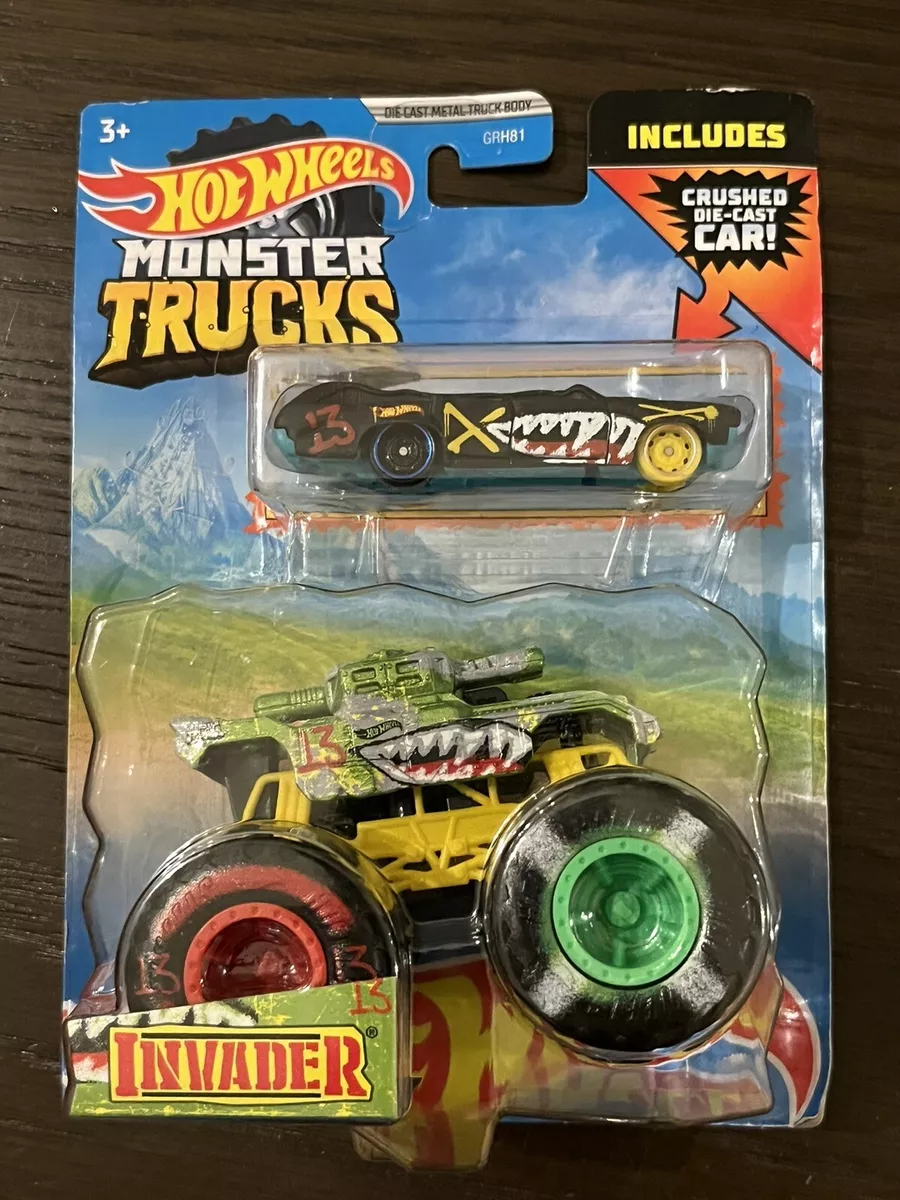 Hot Wheels Monster Trucks, 1:64 Scale Die-Cast Toy