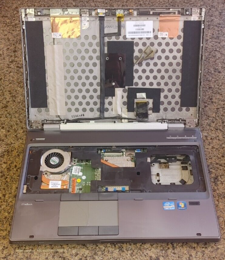 Lot of 4 For Parts Not Working HP EliteBook 8560w/8570w Shell No