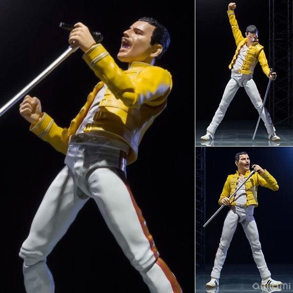 BANDAI Freddie Mercury フィギュア Amazon.com: Bandai Tamashii Nations Freddie Mercury 