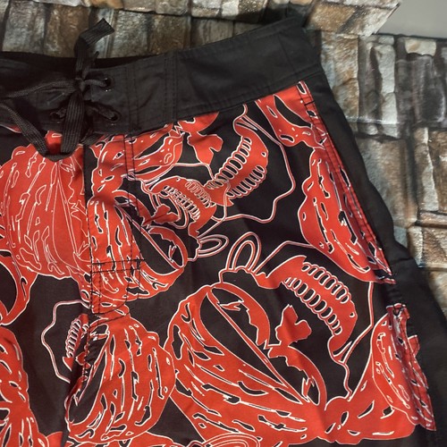 NWT Mojo Sportswear Mens Size 32 Board Shorts Swim Trunks Red/Blue - Picture 4 of 10