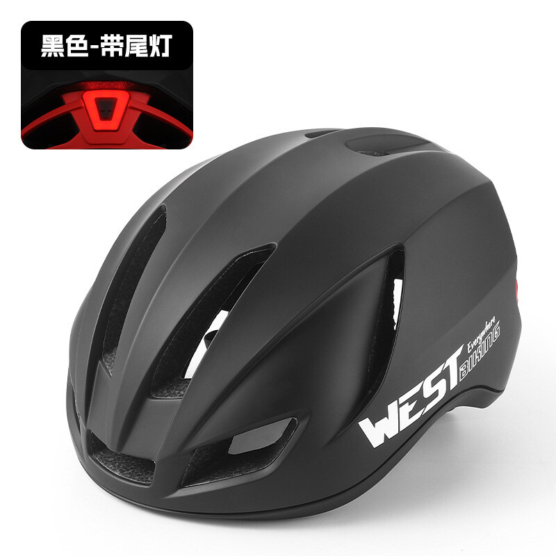 WEST BIKING MTB Road Bike Helmet with Tail Light Ultra Light Cycling