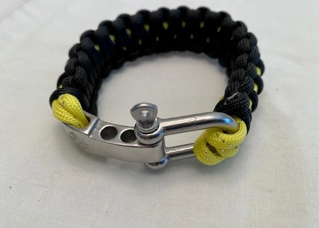 Tactical Paracord Survival Metal Clasp Bracelet NEW!