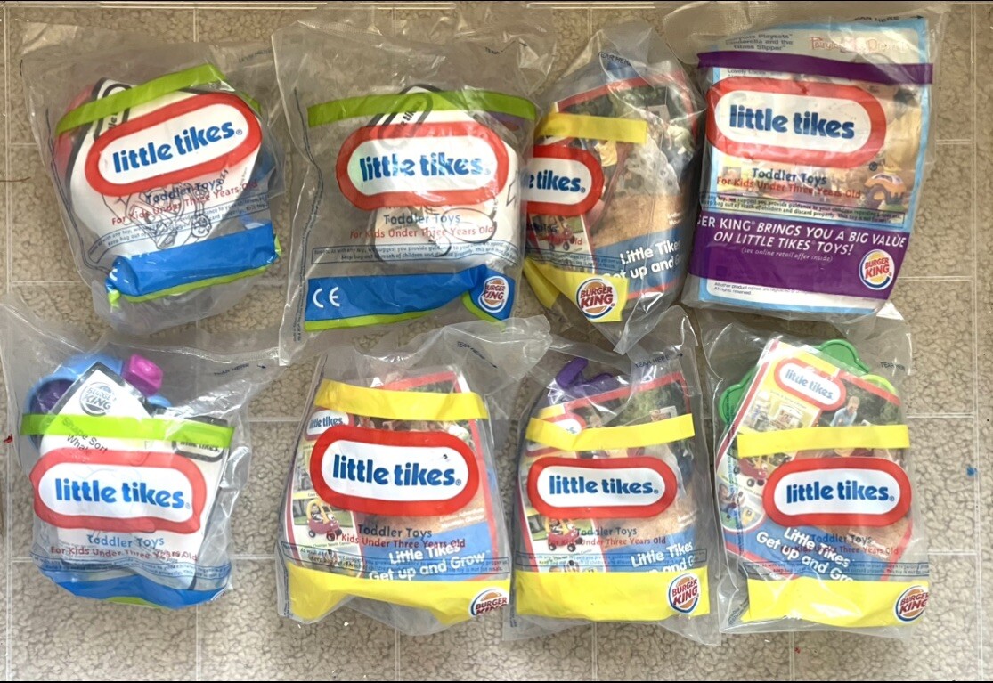 Lot Of 8 McDonalds Vintage Happy Meal Little Tikes Toys New