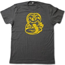   COBRA KAI  80  s Karate Kid RETRO T-Shirt. Super-Soft Cotton Graphic Movie Tee 