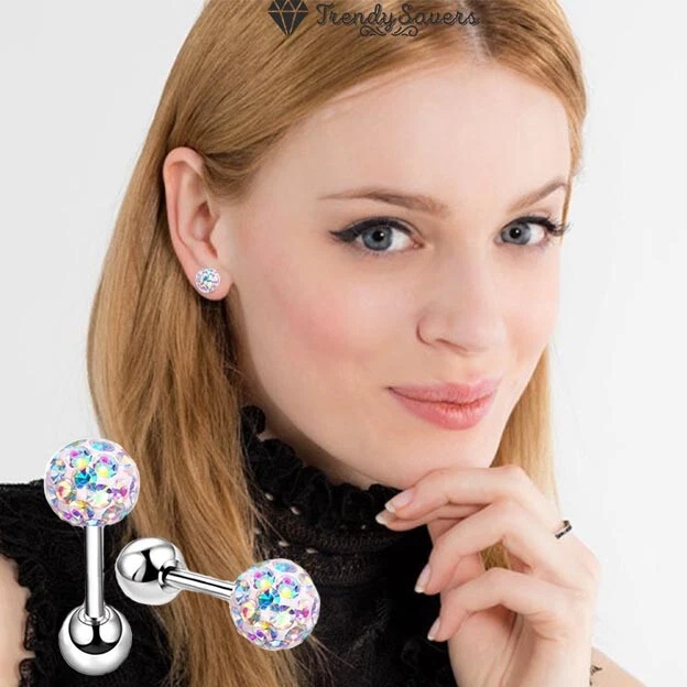 Ball screw best sale earrings
