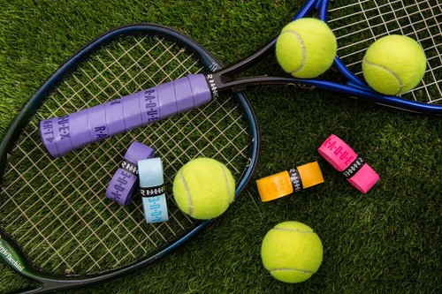 Ersatz Rot Griffband Schläger Griff Wrap Anti Rutsch Tennis Squash Badminton - Bild 11 von 14