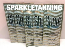 Supre Tan SNOOKI SHORE TO PLEASE Indoor Tanning Sample Lotion 5 Packets LOT