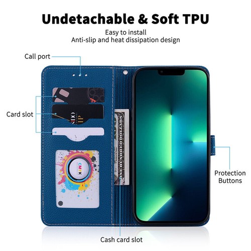 Flip Candy Leather Wallet Cover Case For Huawei P50 P40 P30 Pro P Smart 2019 - Picture 7 of 60