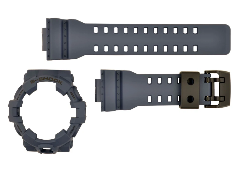 Casio G-Shock GA-700CA-2A Watch Band & Dark Blue Bezel Top & Bottom Rubber Set - Image 2 of 4
