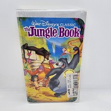 VHS Sealed The Jungle Book Walt Disney Classic Home Video 1967 Movie
