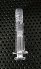 PYREX 1pk Glass syringe Borosilicate 1ml graduated LUER LOCK storage / dispenser