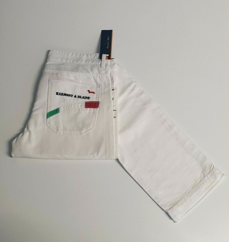 Harmont \u0026 Blaine W105651215 Pantalone Uomo Armaturato in Cotone Regular  -63% | eBay