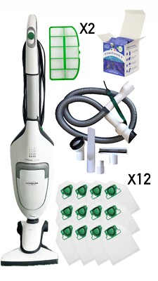 VORWERK FOLLETTO VK 220 S ORIGINAL 12 BAGS TUBE AND FRAGRANT GRANULES
