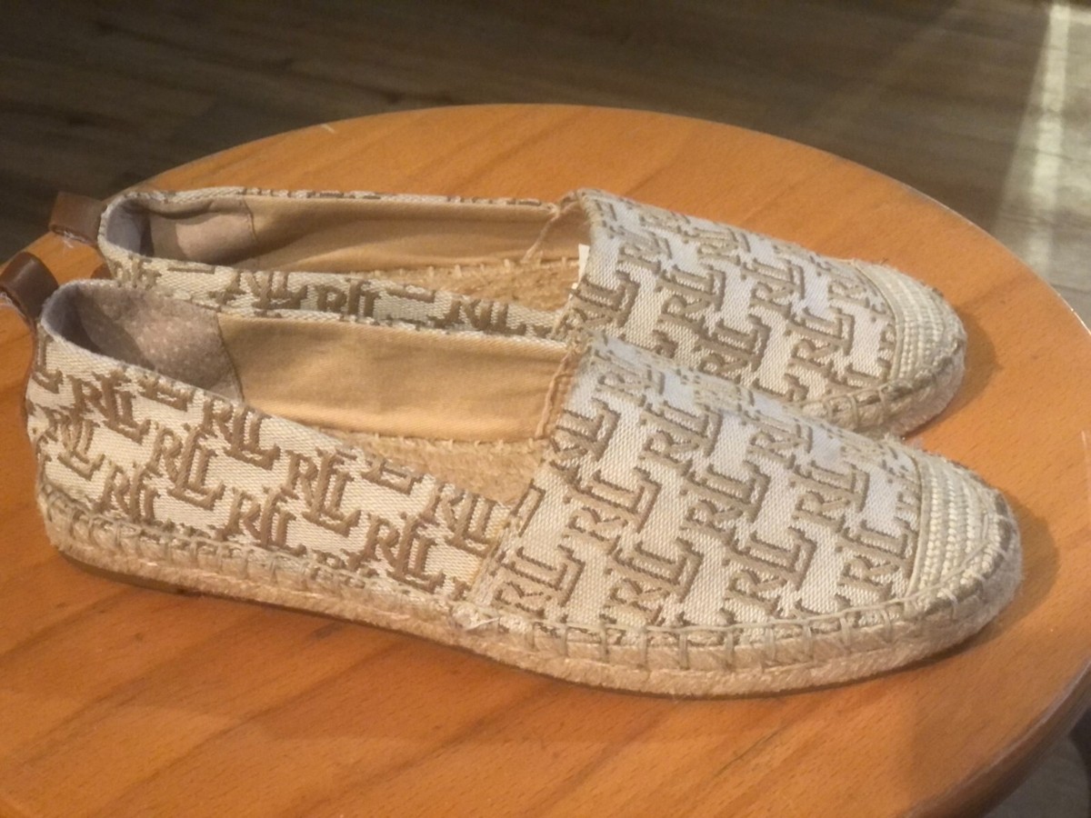 Ralph Lauren Cameryn II Monogram Jacquard Espadrille Flat  display picture 1