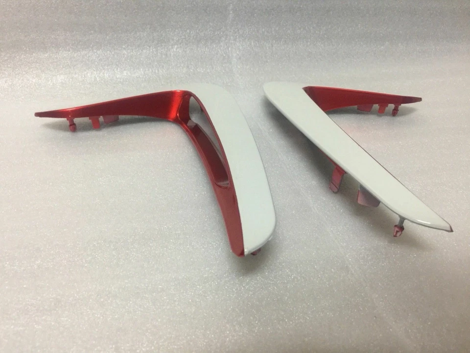 White + RED For BMW 4-Series F36 F33 F32 Side Vent Fender Air Cover 420i 2016 Foto 4 de 4