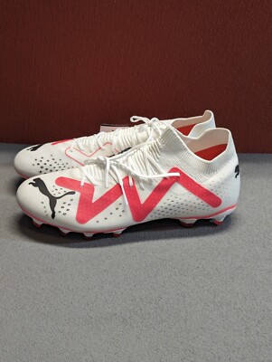 Puma Future Match FG AG Breakthrough Soccer Cleat 107370-01 Men\'s Size 12.5 New Puma Future Match Firm Ground Cleats Soccer 107370-01 White  main image 4