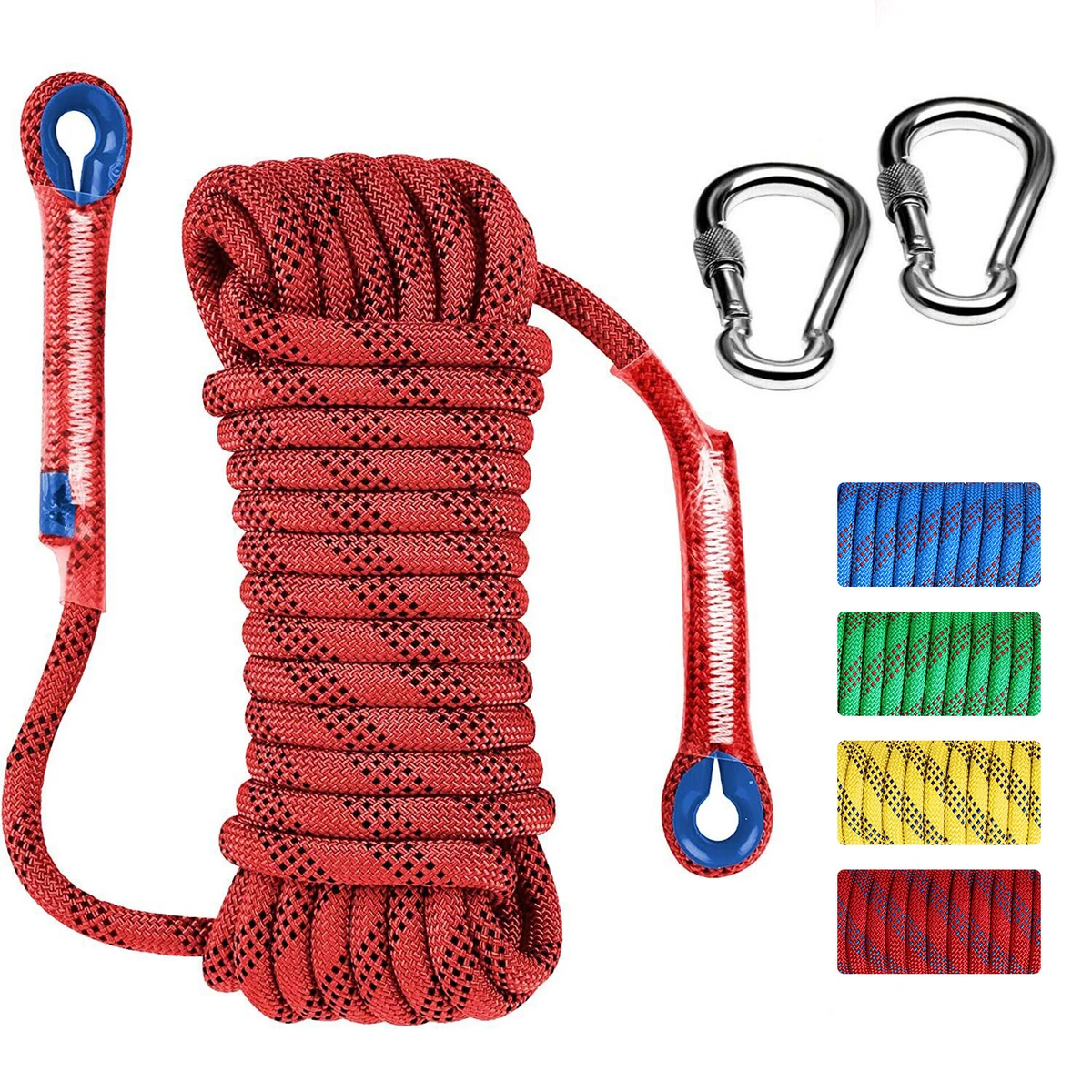 3300lbs Heavy Duty Climbing Rope Static Rock-Climbing Escape Rescue Cord  10MM