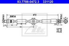 Flexible de frein Ford KUGA