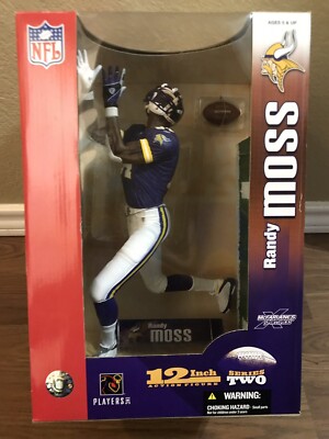 【超希少】Mcfarlane NFL RANDY MOSS NFL Sports Picks Series 13 Randy Moss Action Figure [Afro