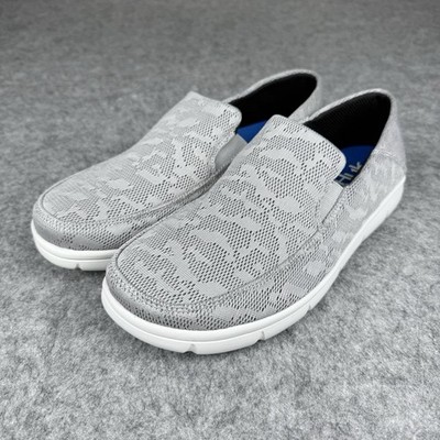 Huk NWOT Performance Brewster Men's Causal Shoes Overcast Gray M10 Slip On