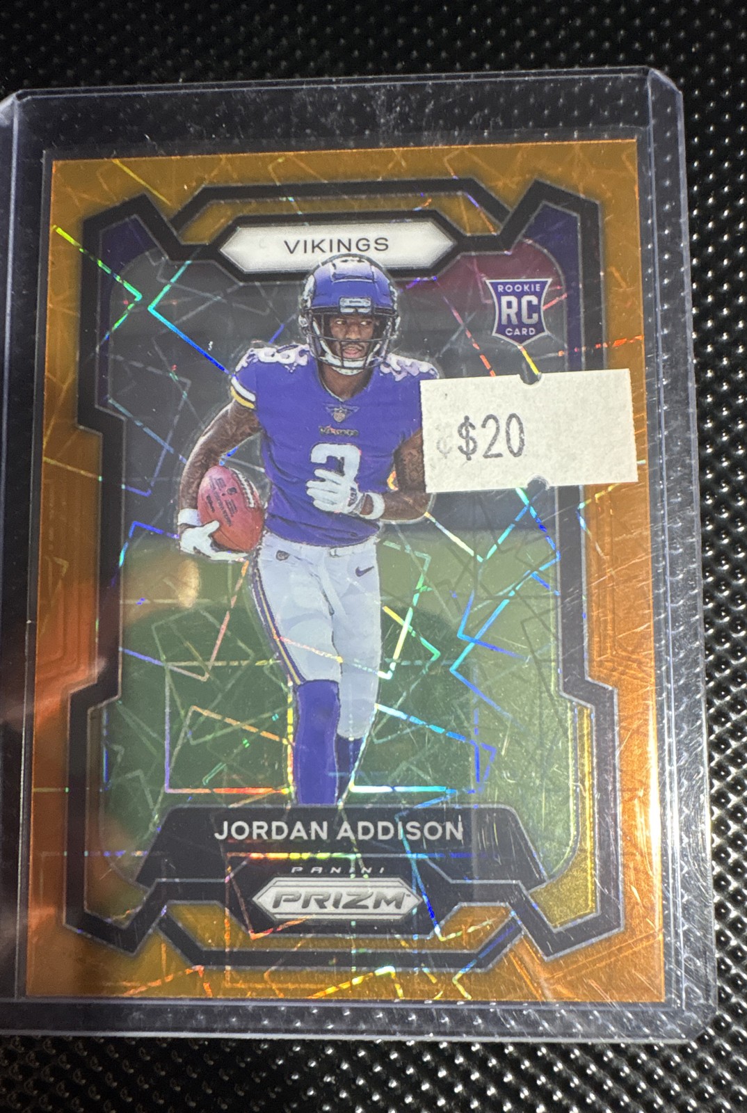 2023 Panini Prizm - Rookies Jordan Addison #368 Lazer Prizm (RC)