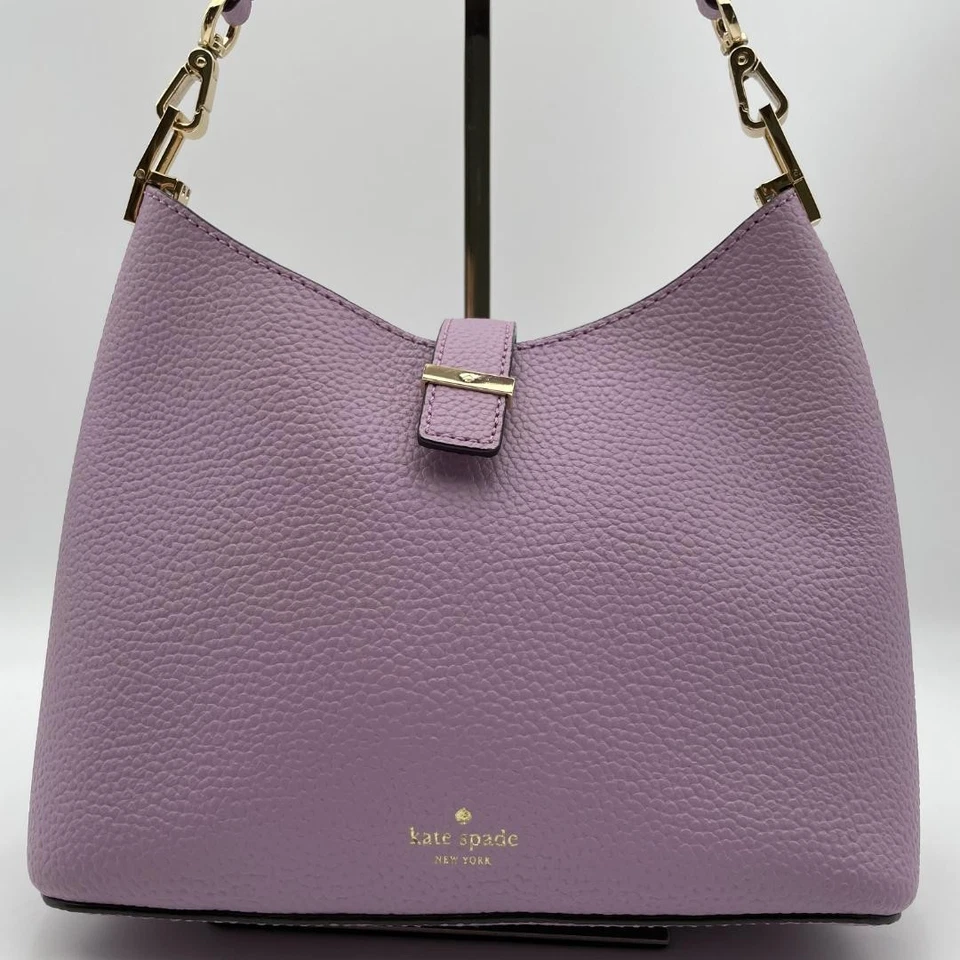 Kate Spade Shoulder Bag In Purple Leather - Image 2 of 4