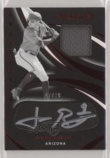 2020 Panini Immaculate Monochrome Auto Relics 47/49 Josh Rojas #MC-JR Auto 0g4