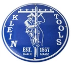 Vintage Klein Tools Porcelain Sign - Auto Mechanic Gas Service Shop Garage Sign