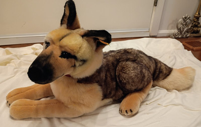 STEIFF  German Shepherd Dog American Kennel Club AKC 2004 FAO Schwarz