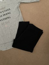 Used Next Grey&black Pyjamas Size 14 Logo On The Front Excellent Condition