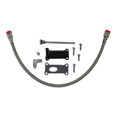 Drag Specialties Engine Oil Spout Kit - Black 0710-0258