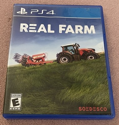 Real Farm Sim (Sony PlayStation 4, 2017) PS4 Tested Working Free Shipping