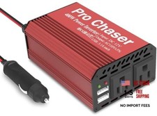 Pro Chaser 400W Power Inverters for Vehicles - DC 12v to AC 110v Car Inverter