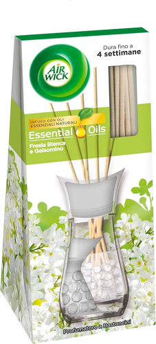 Air Wick Fresia Bianca E Gelsomino Profumatore Ambiente Bastoncini 25 Ml - Foto 9 di 12