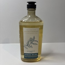 NEW Bath  Body Works Aromatherapy Stress Relief Body Wash Eucalyptus  Tea