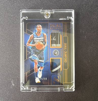 Panini 2024-25 Silhouette Jamal Crawford Dual Materials #DMA-JCR /99 Laundry Tag