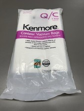 Kenmore 53292 6 Pack Type Q HEPA Vacuum Bags for Canister Vacuums