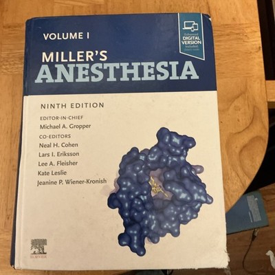 Millers Anesthesia by Michael A. Gropper, Lars I. Eriksson, Ronald