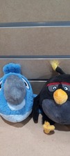 Angry Birds Plush Rio And Black Bird Bomb