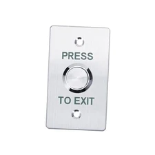 Push to Exit Button，12V DC Push to Exit Switch with LED Light, IP67 86X50-A