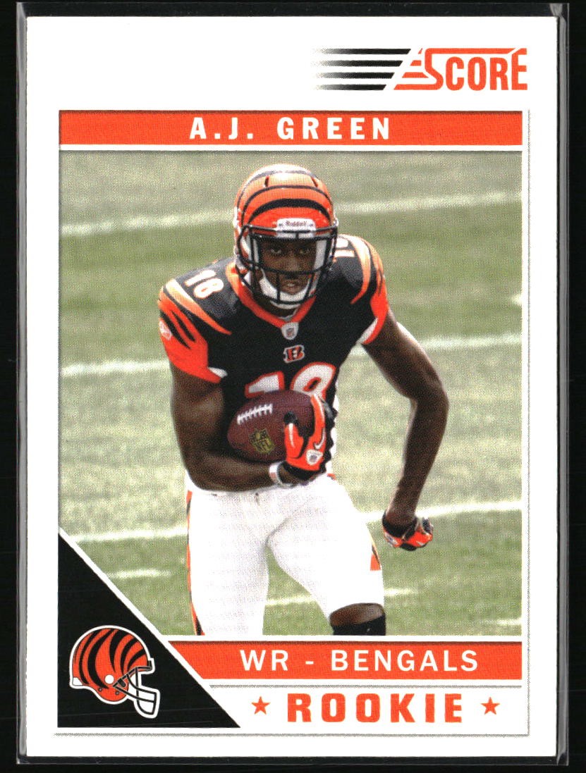 2011 Score #301 A.J. Green Scorecard