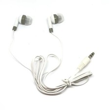 White Stereo Earbud Headphones -pack of 2-