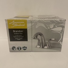 American Standard Brandon 4" Centerset 2-Handle Bathroom Faucet Brushed Nickel
