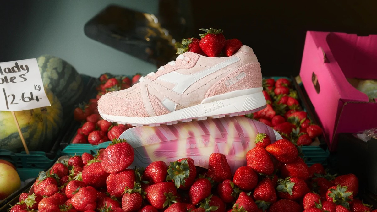 x Diadora N9000 Pink Strawberries Cream Sz