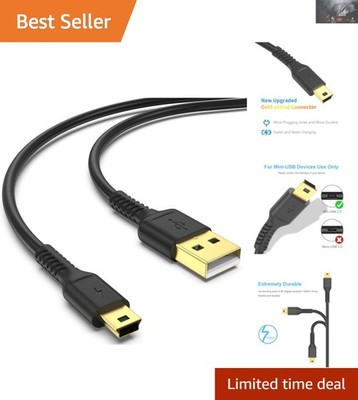 3ft Mini USB 2.0 Charging Cable - Fast Data Sync & Wide Compatibility