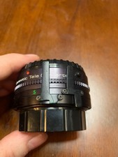 Vivitar 2X-5 Automatic Tele Converter Minolta MD MC SR Lens Mount Caps Case