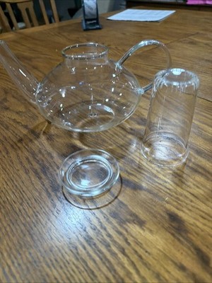 Schott Verran Germany Glass Teapot with Lid, Infuser