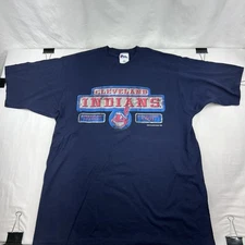 Vintage 1998 Pro Player MLB Cleveland Indians T-shirt - Size Large -New w/o tags